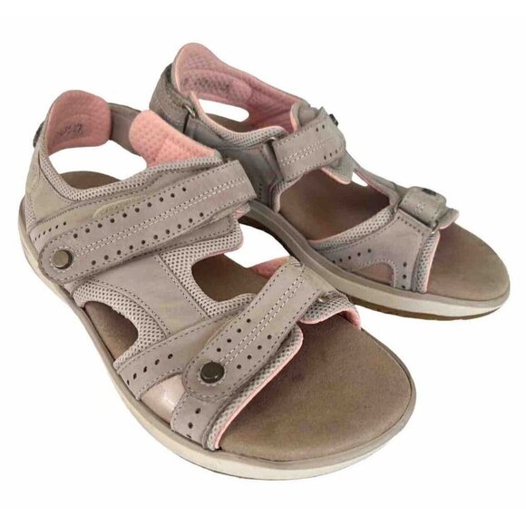 SAS Embark Taupe Women's Sz 10 Adjustable Walking Sandals - Picture 1 of 12